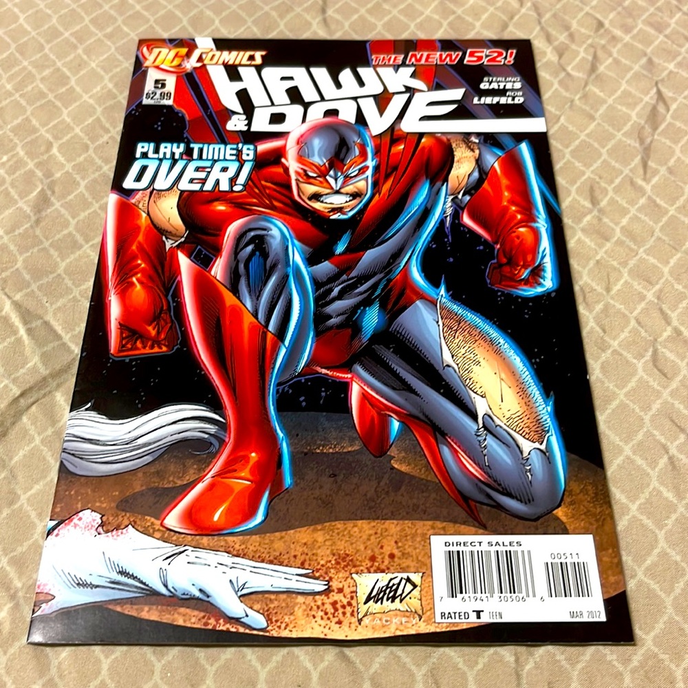 Hawk & Dove Comic book from march of 2012
